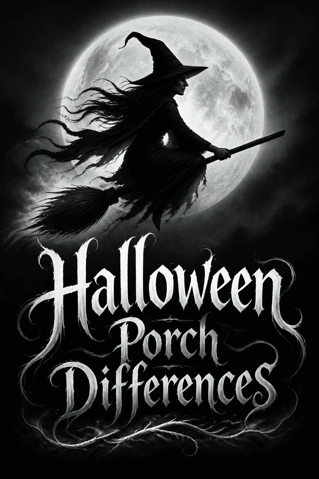 Halloween Porch Differences