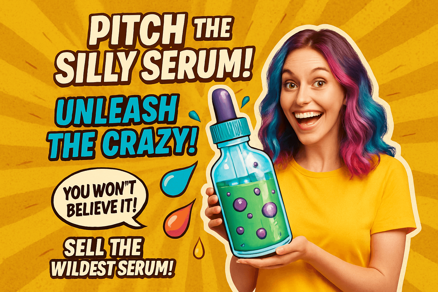 Pitch the Silly Serum!