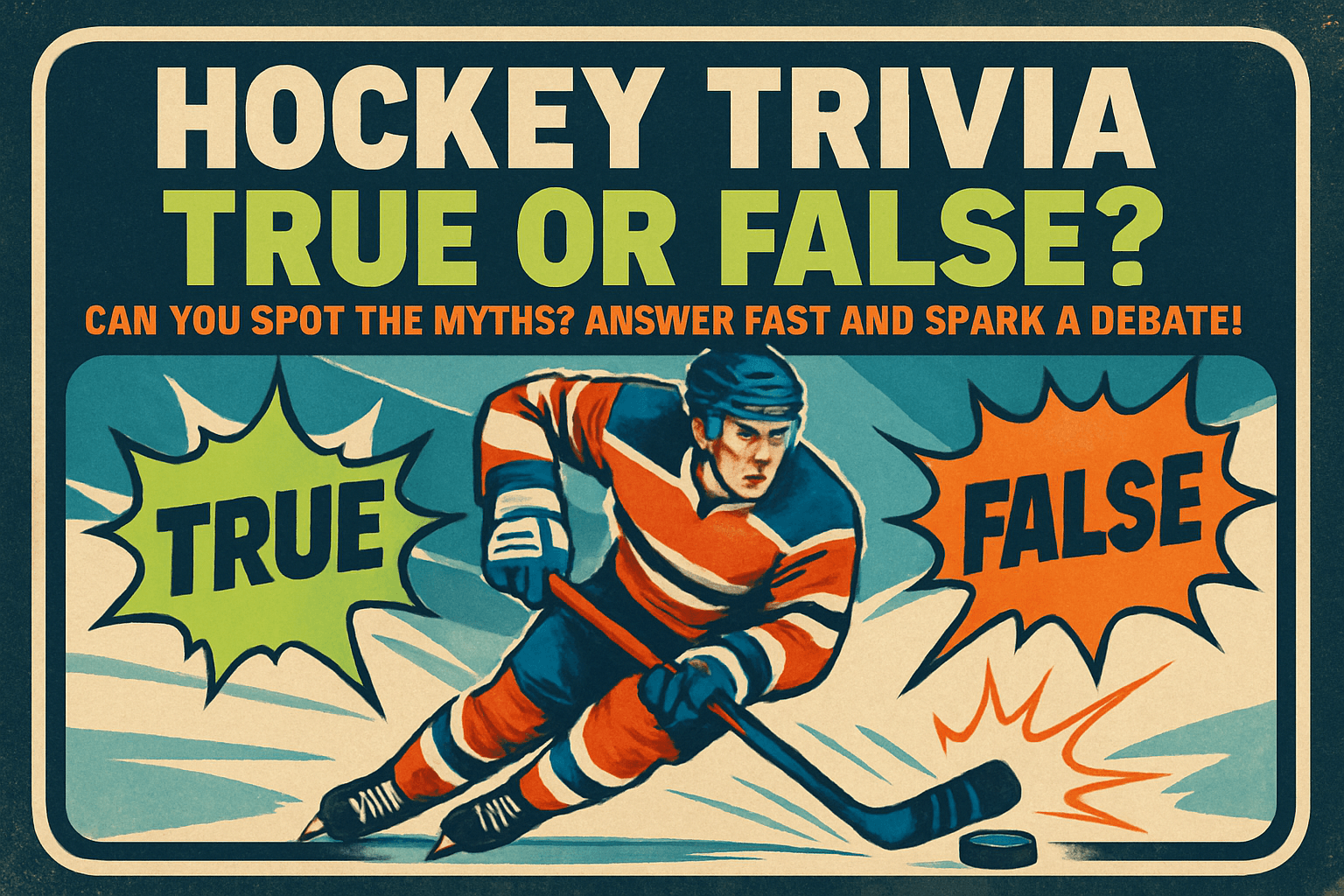 Hockey Trivia: True or False?