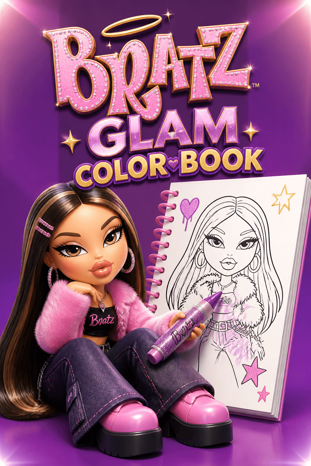 Bratz Glam Color-Book