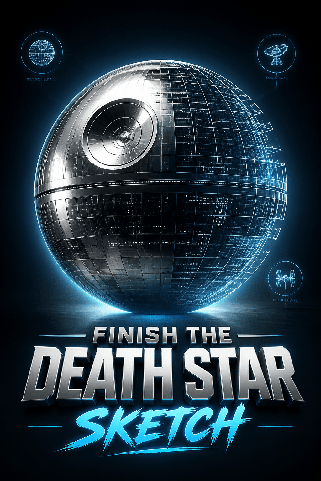 Finish the Death Star Sketch