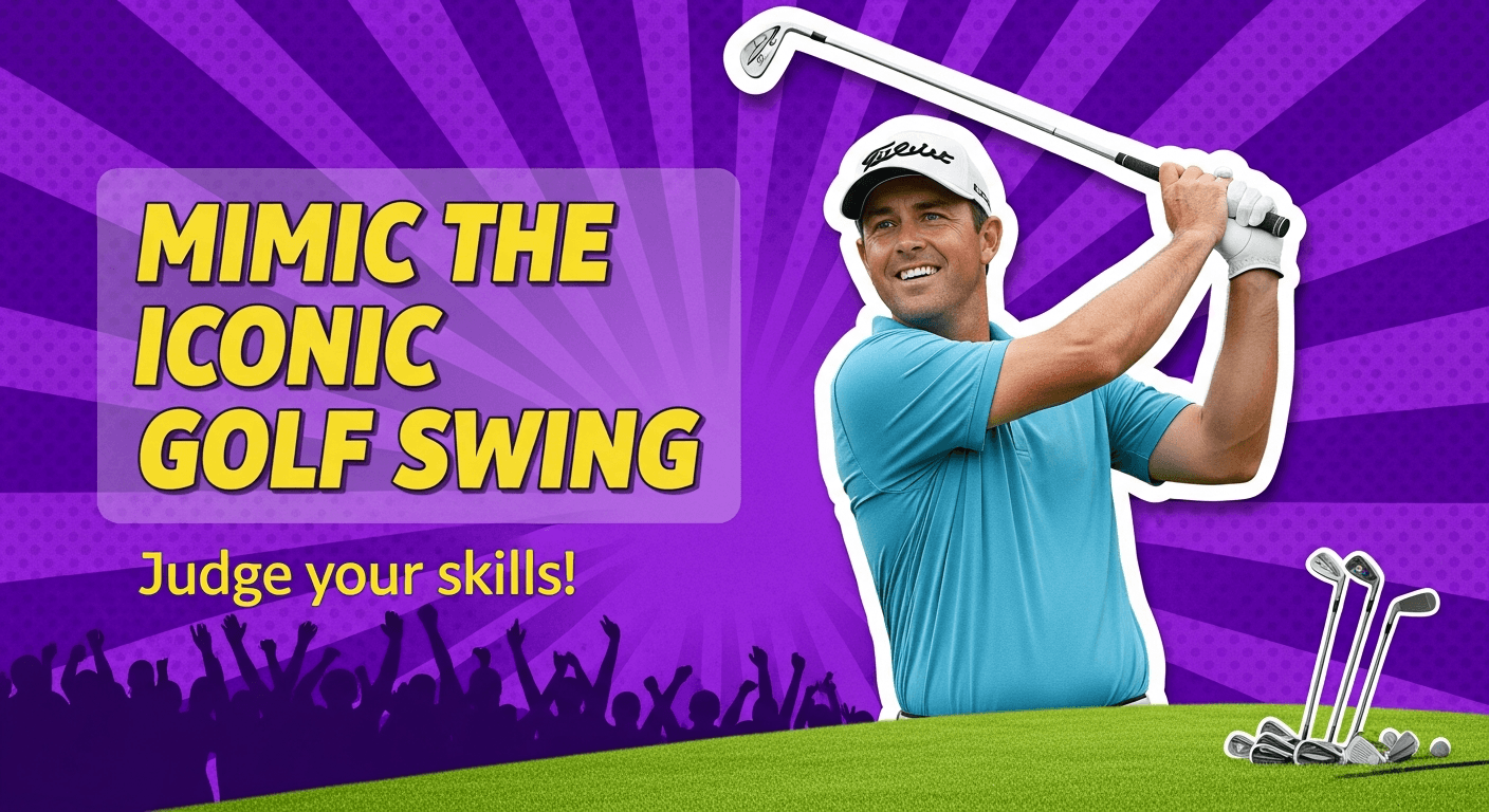 Mimic the Iconic Golf Swing