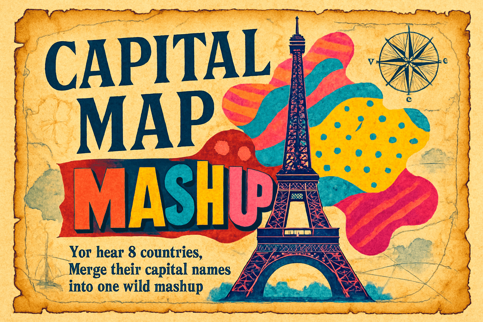 Capital Map Mashup