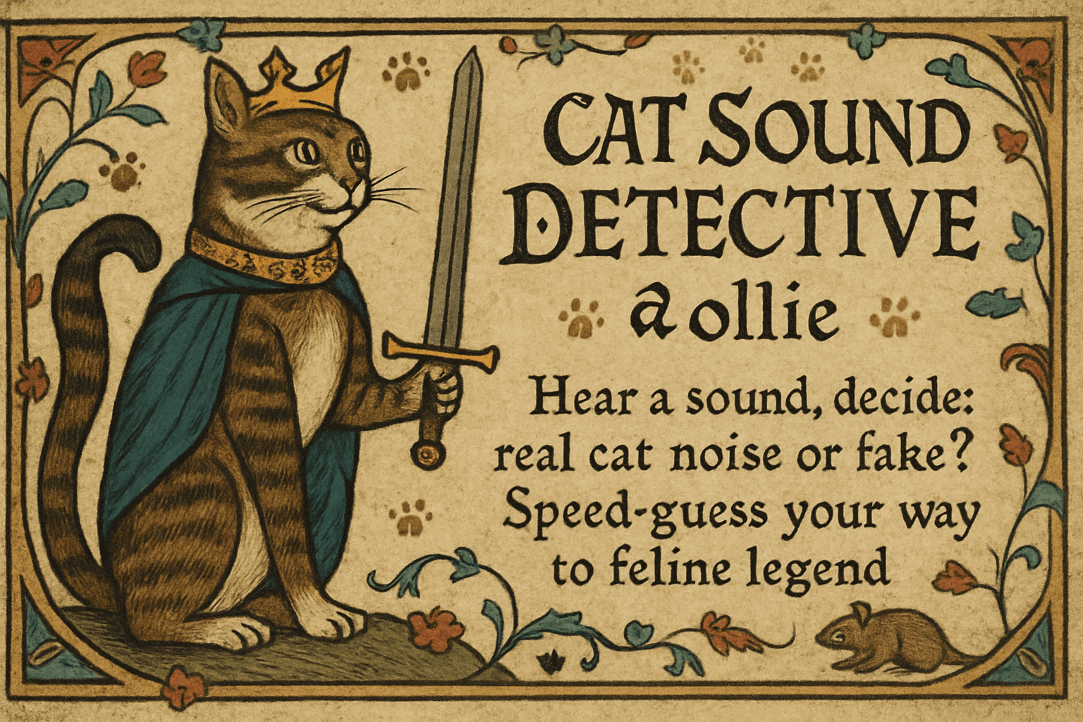 Cat Sound Detective @ollie