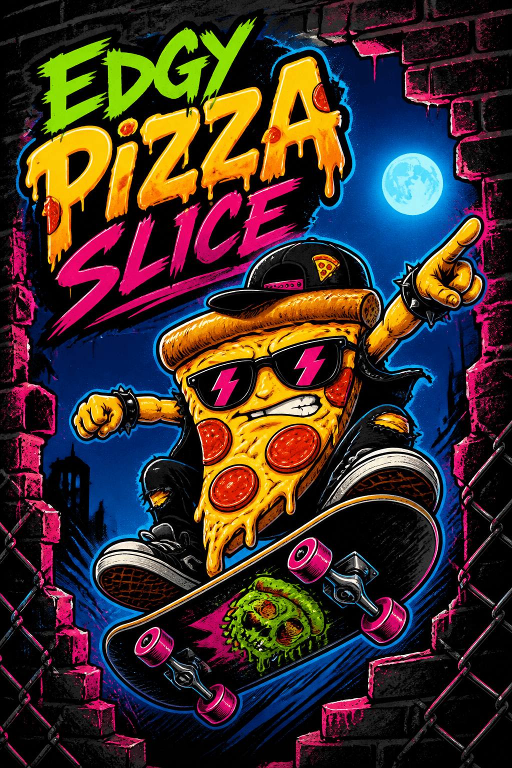 Edgy Pizza Slice