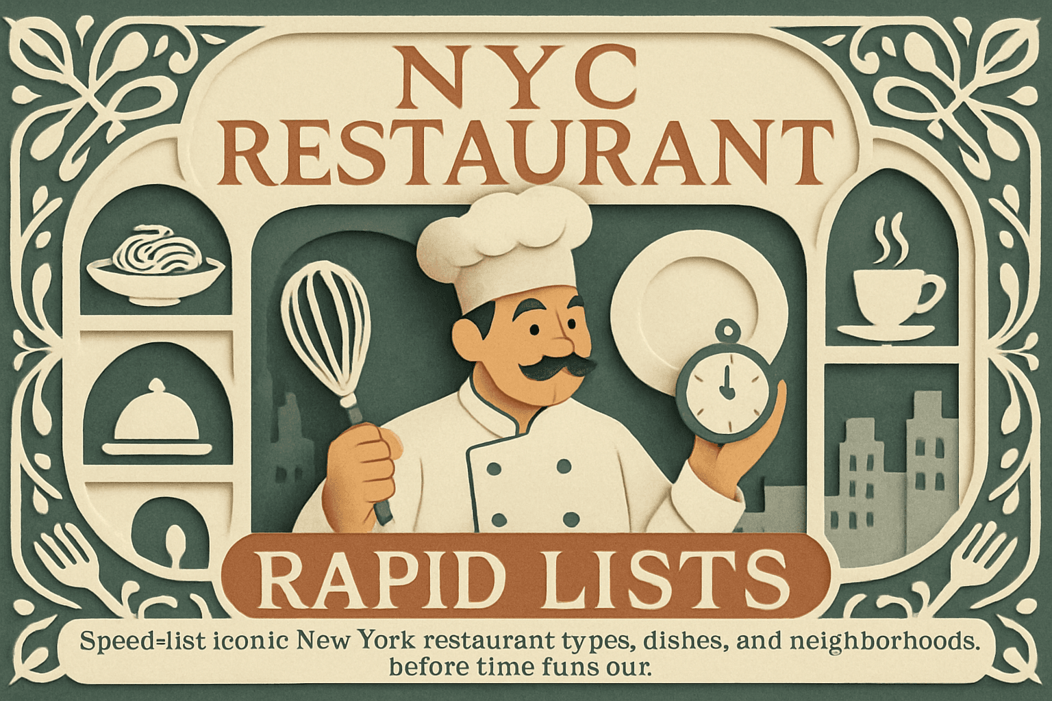NYC Restaurant Rapid Lists
