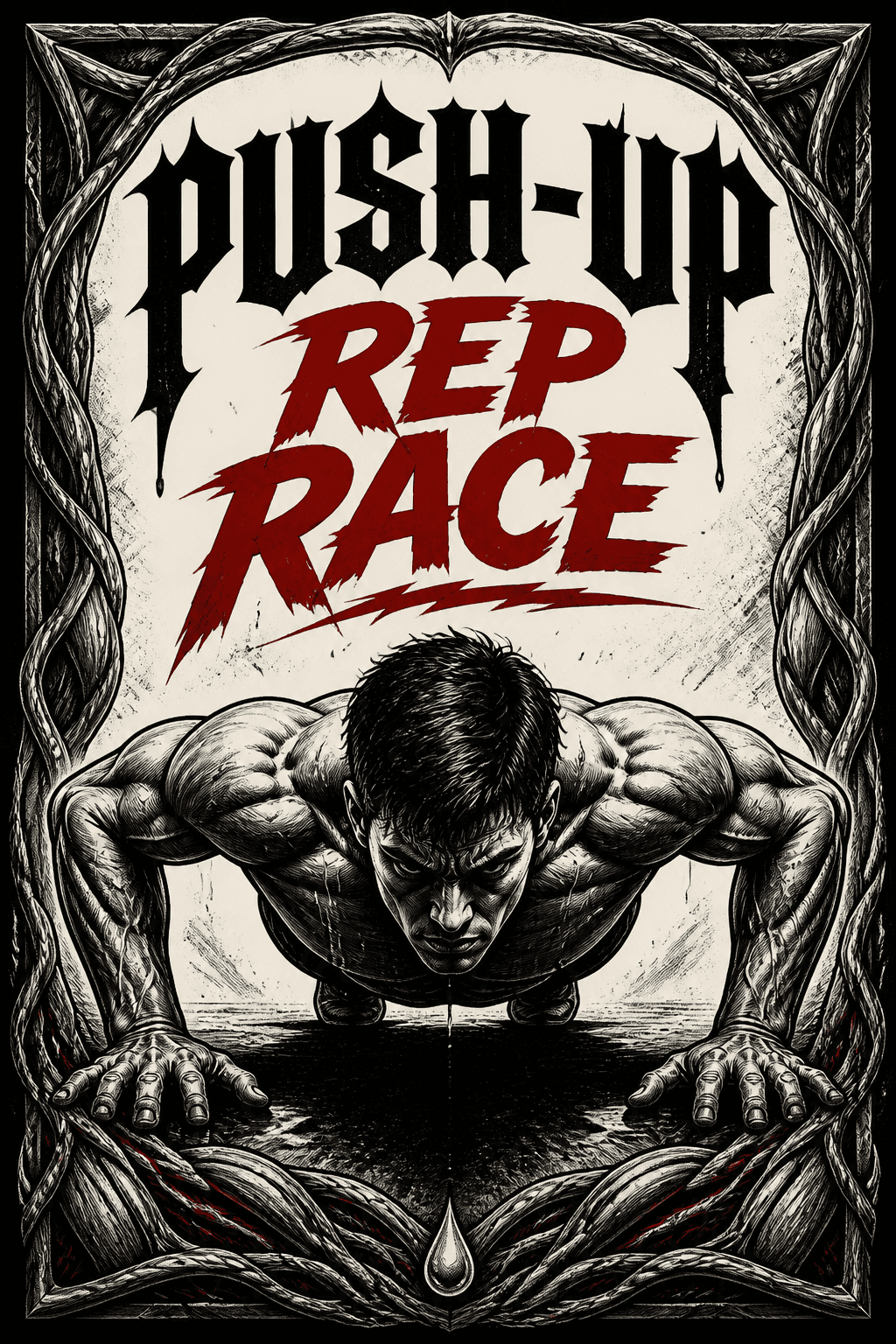 Push-Up Rep Race