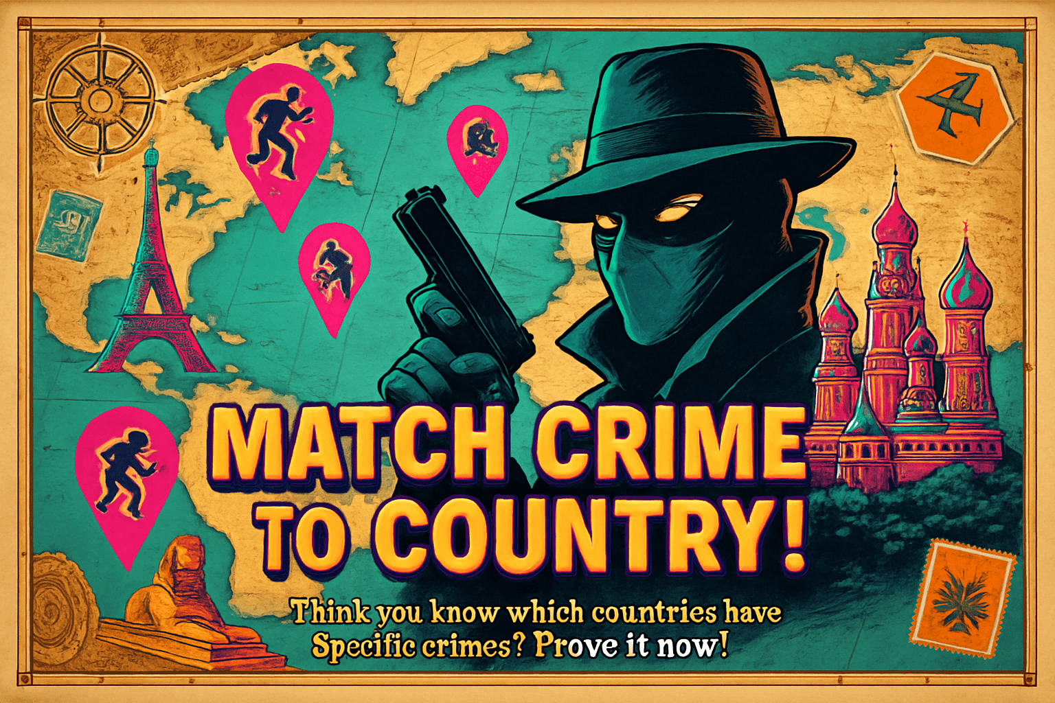 Match Crime to Country!