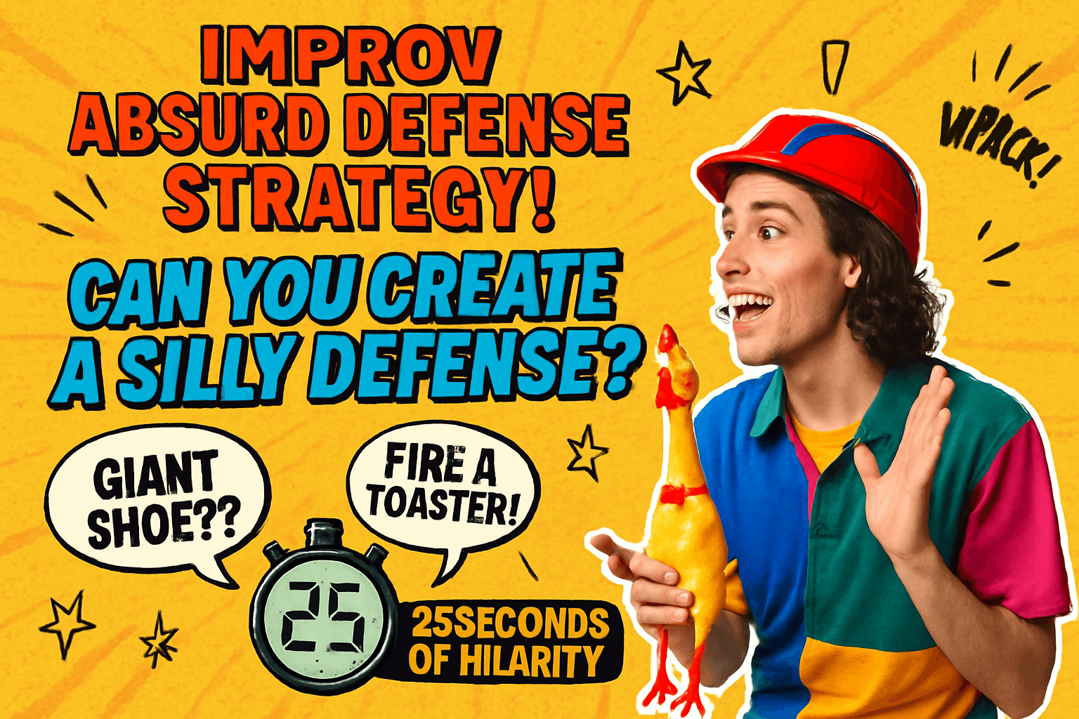 Improv Absurd Defense Strategy!