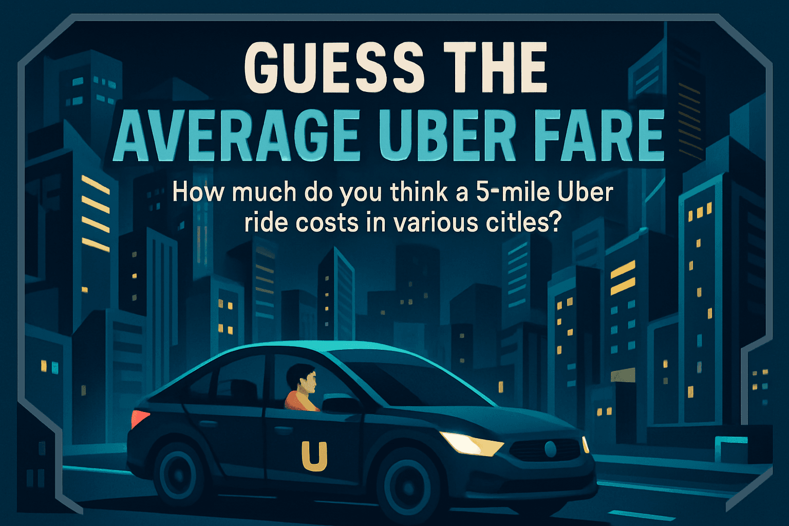 Guess the Average Uber Fare!