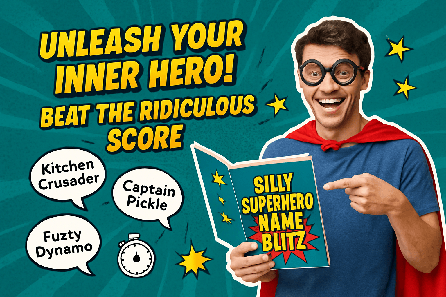 Silly Superhero Name Blitz