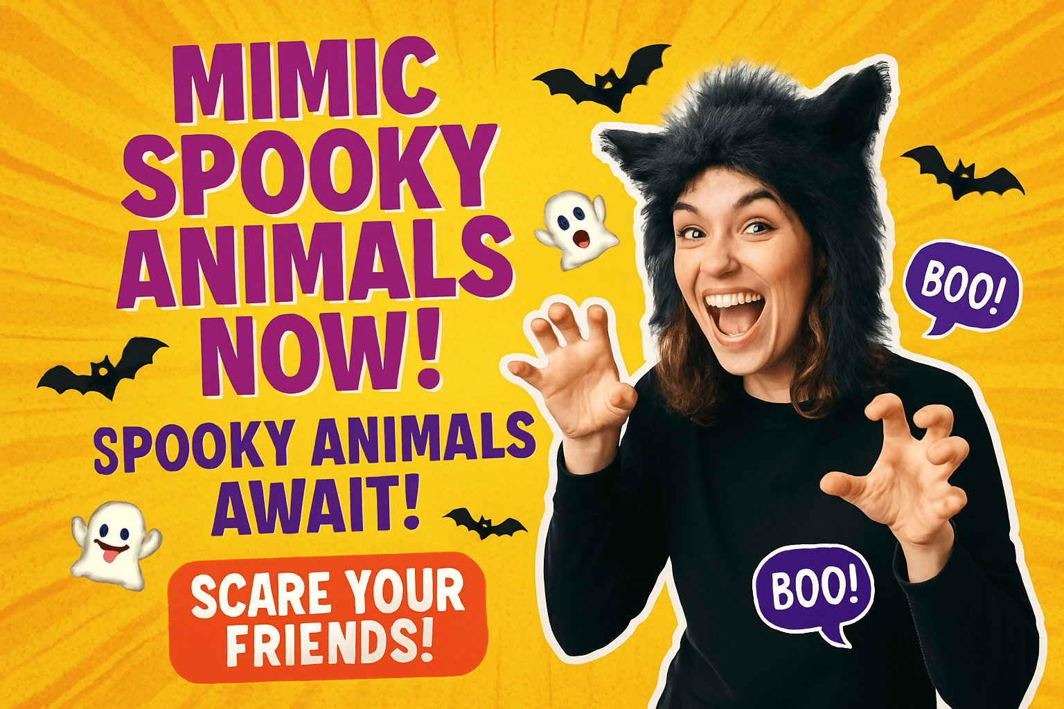Mimic Spooky Animals Now!