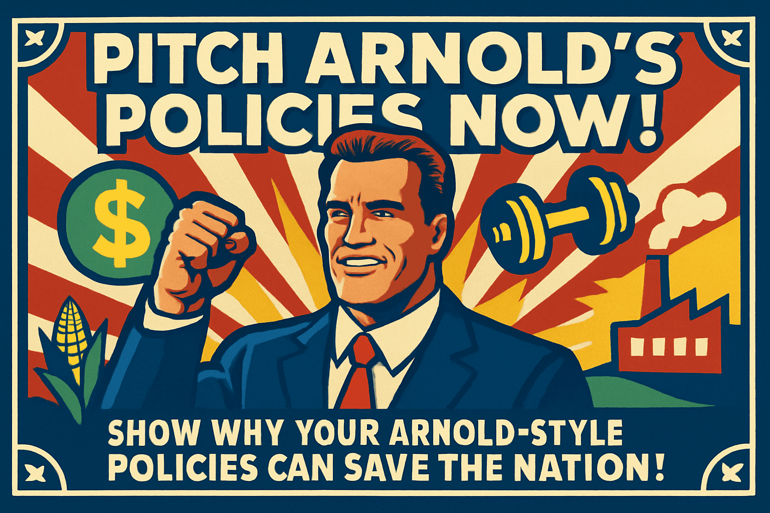 Pitch Arnold's Policies Now!