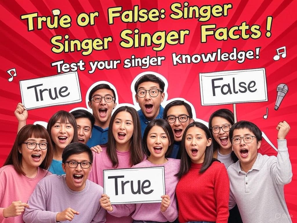 True or False: Singer Facts