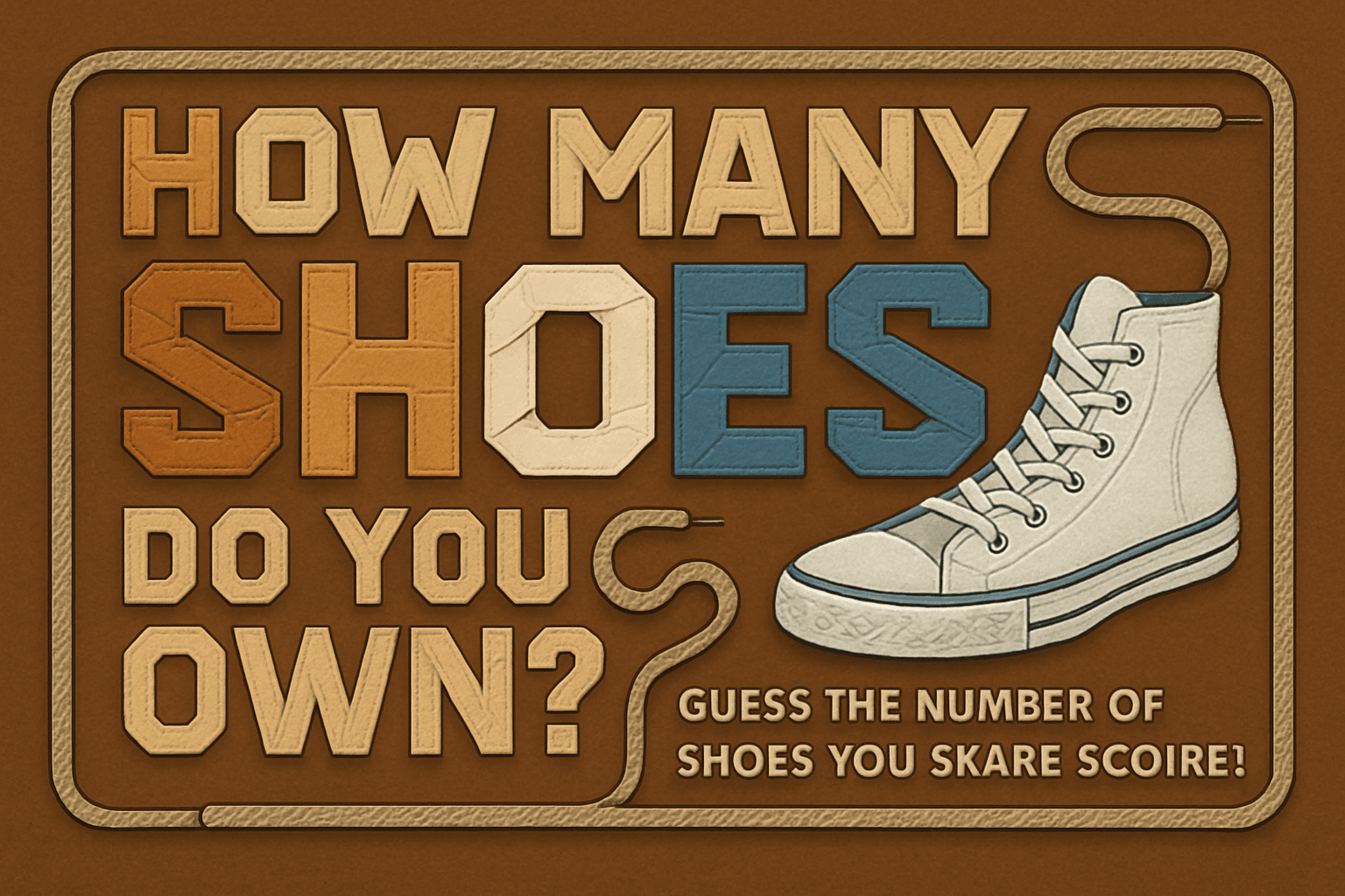 How Many Shoes Do You Own?