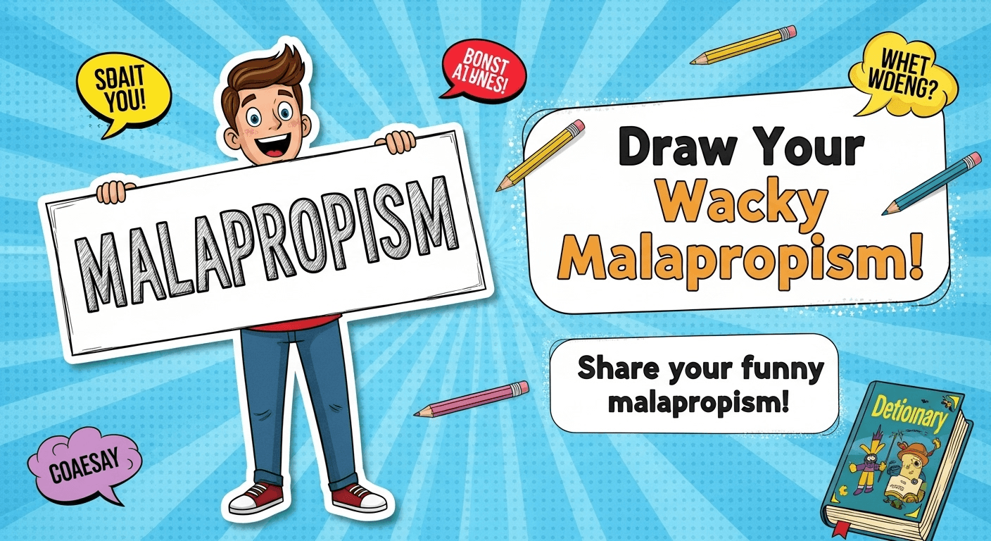 Draw Your Wacky Malapropism!