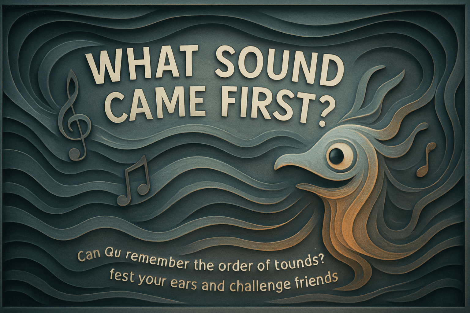 What Sound Came First?