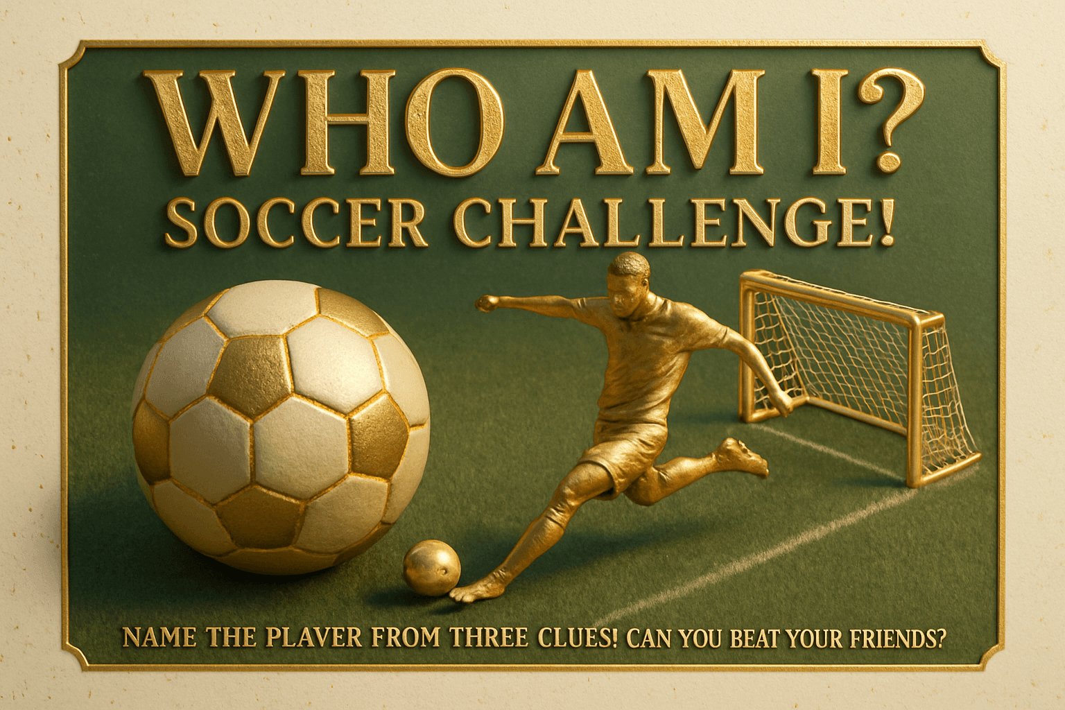 Who Am I? Soccer Challenge!