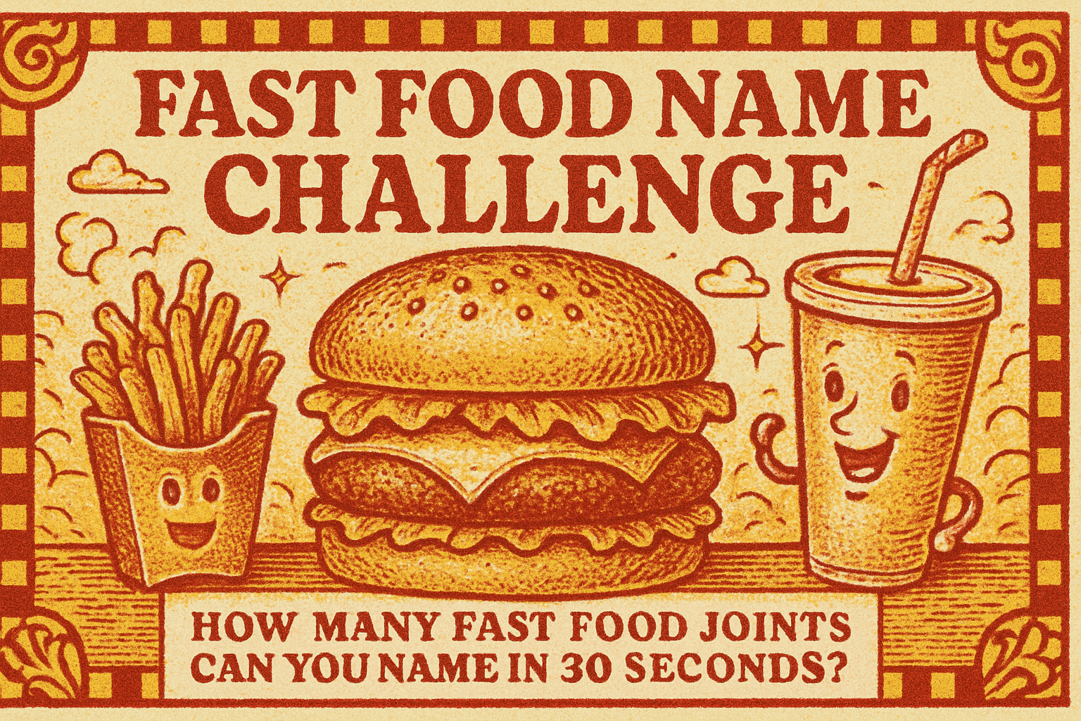 Fast Food Name Challenge